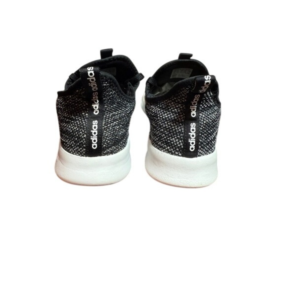 Adidas Cloudfoam Pure 20‎ Running Shoes Black White Speckled Men's Size 9 - Picture 2 of 6